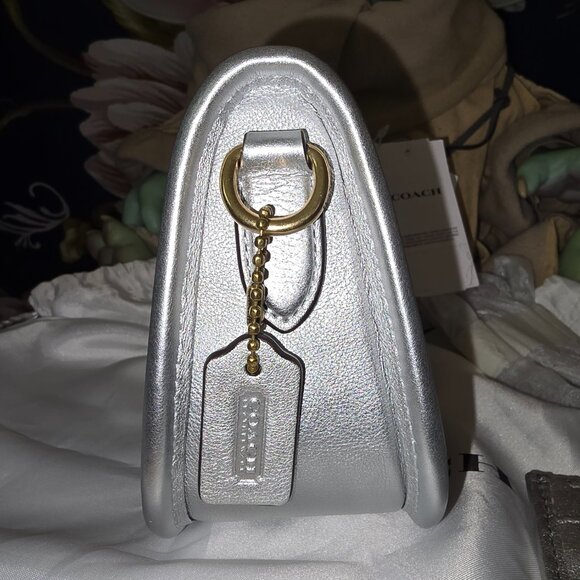 Coach Metallic Originals Quilted Swinger 20 Shoulder Bag - NEW & Wallet - Picture 6 of 9